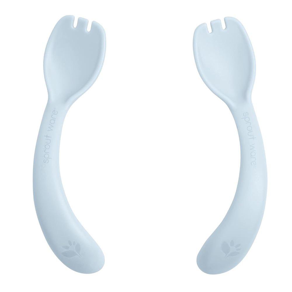 Set de Cubiertos Infantiles Sporks Blueberry Sprout Ware Handy de 2 Piezas