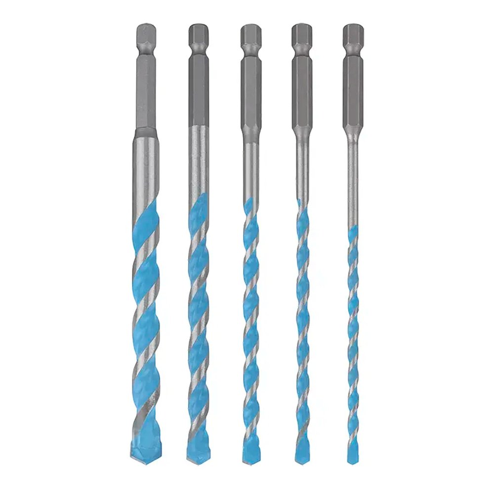 Set de 5 Brocas Multimaterial HEX-9