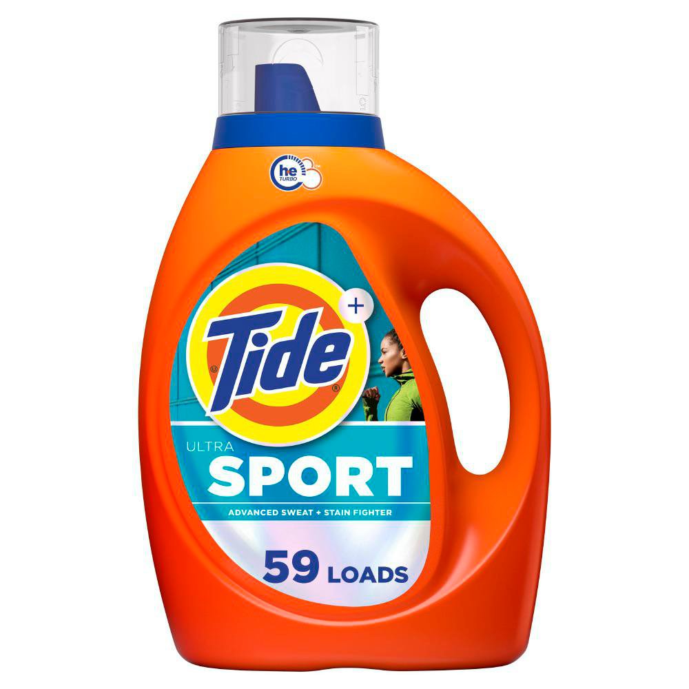 Detergente Líquido Ultra Sport Removedor de Sudor 2.48 Litros Detergente para Ropa Tide Lí…