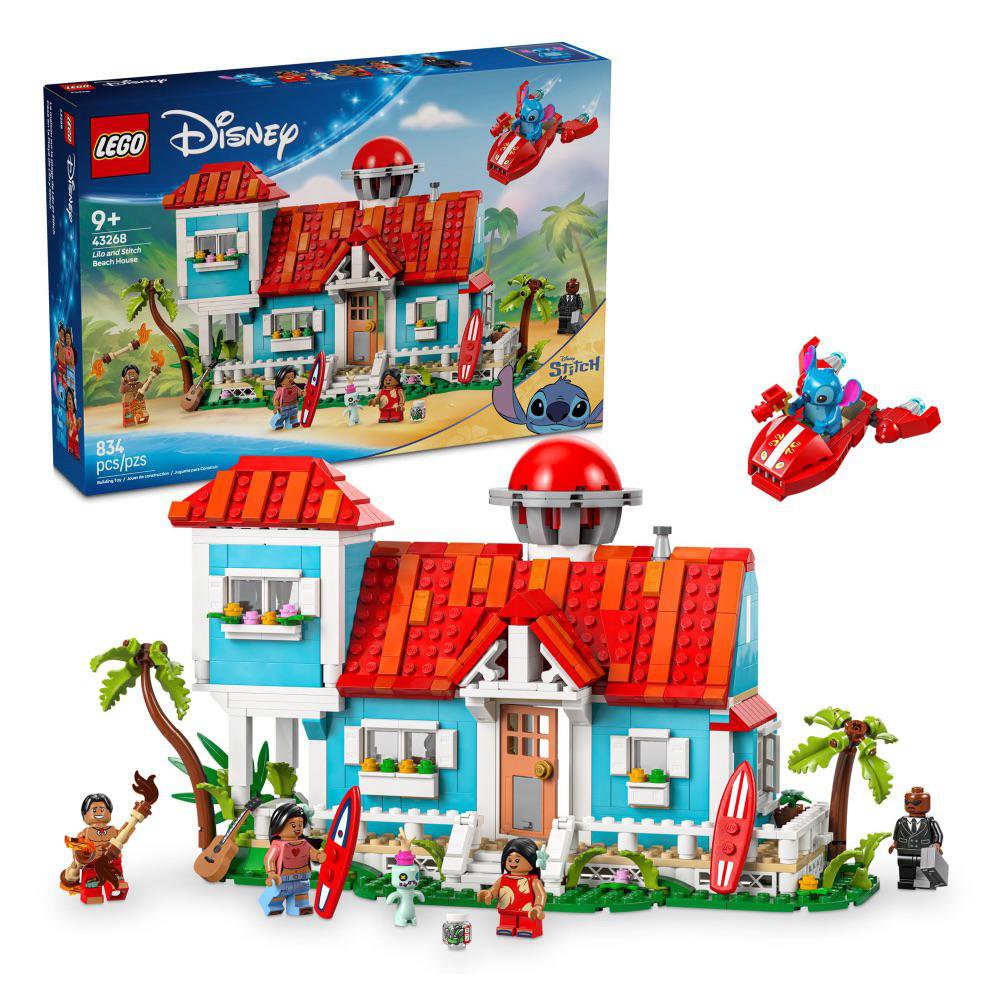 LEGO Disney Casa de Playa de Lilo y Stitch #43268 de 834 Piezas