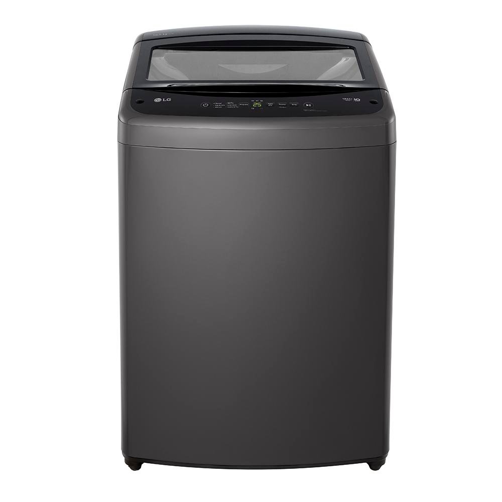 Lavadora Carga Superior 19 kg LG Smart Inverter TurboDrum Color Gris Oxford