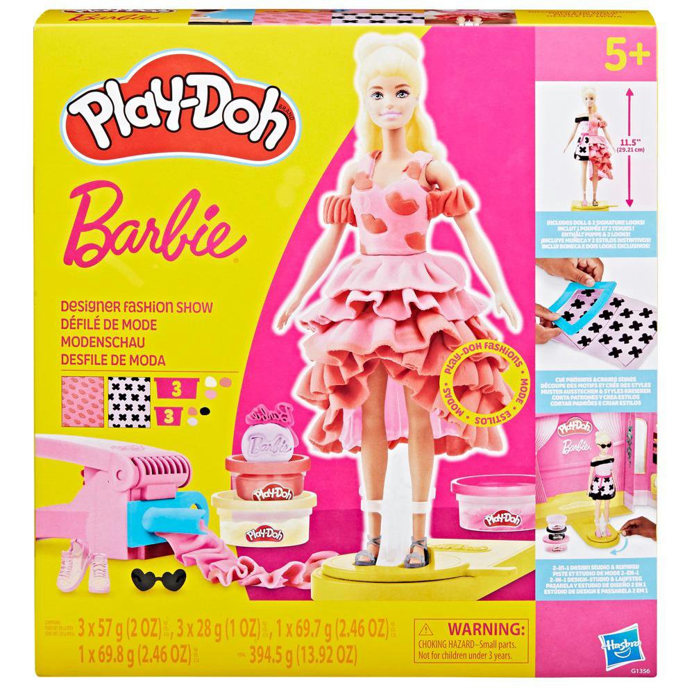 Set de Plasticina Play-Doh Barbie Desfile de Moda con Muñeca para 5+ Años Set de Plasticin…