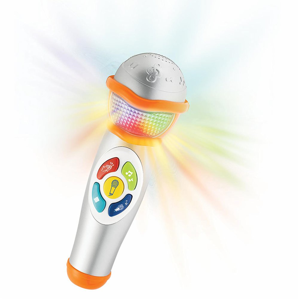 Micrófono de Juguete para Bebé con Luces y Efectos de Sonido