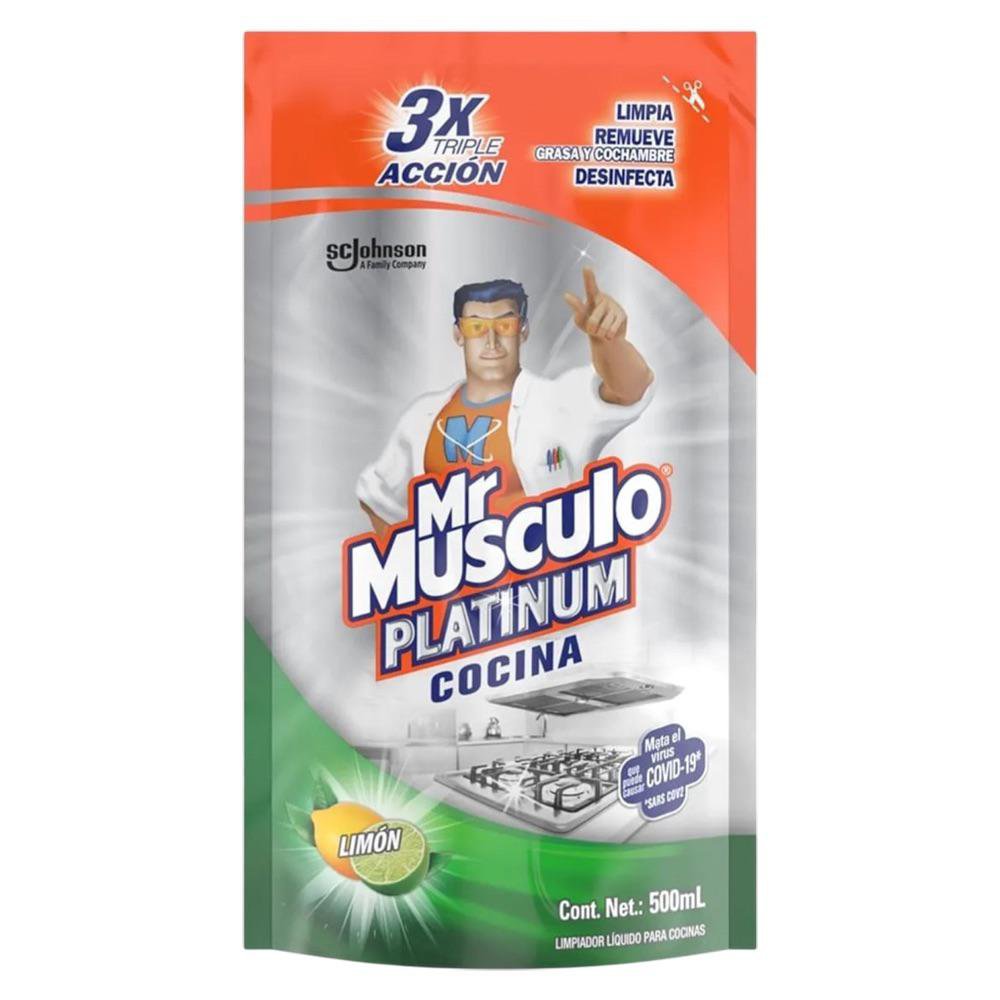 Limpiador Líquido de Cocina Platinum 500 mL