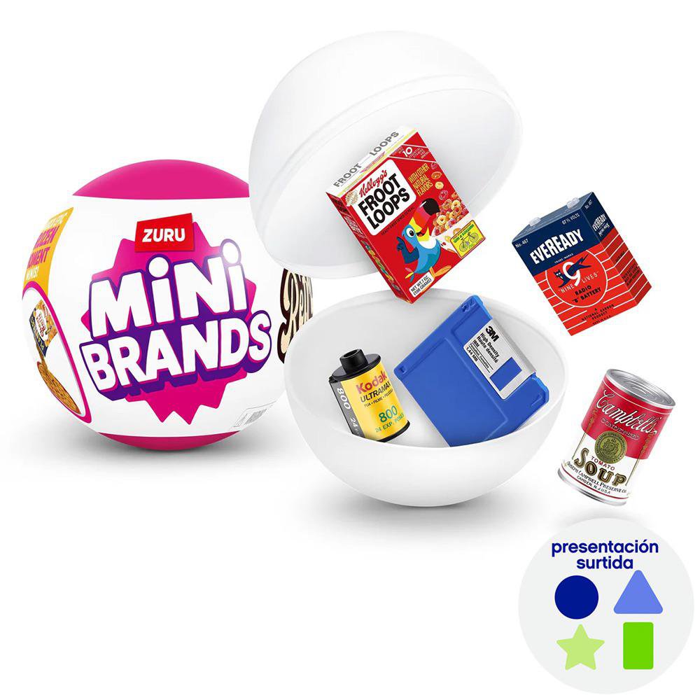Cápsula Sorpresa Mini Brands Comida Retro Coleccionable Diseños Surtidos Capsula Sorpresa…