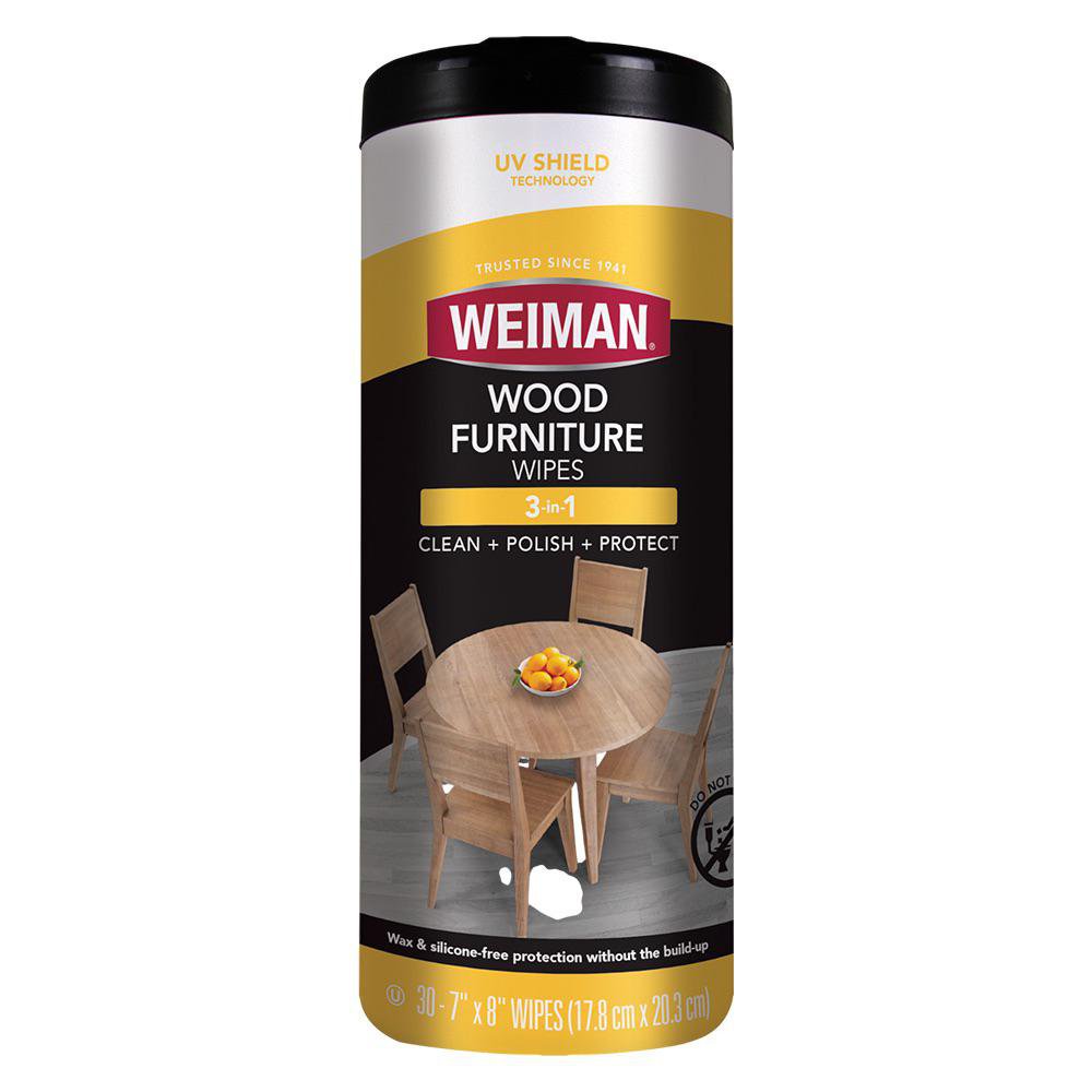 Toallas Limpiadoras Weiman Limpia Pule Protege para Muebles de Madera 30 Piezas