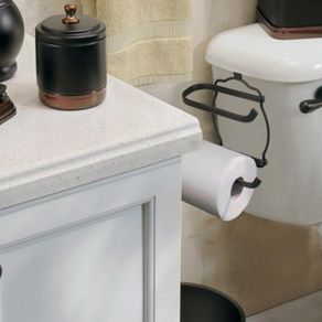 Portapapel Bano Sobre El Tanque Bronce - Interdesign