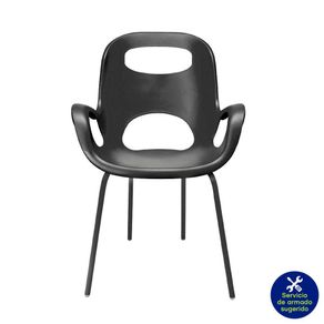 Silla Negra 61X61X86 Cm - Umbra