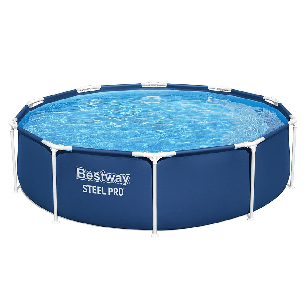Piscina Estructural Redonda con Marco de Acero de 4,678 Litros 305 x 76 Cm Pisicina Steel…