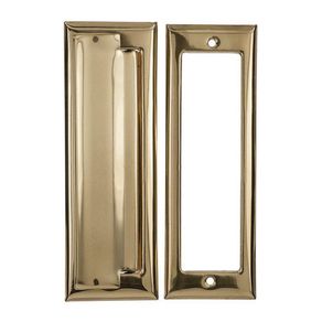 Placa De Buzón De 1 1/2 X 7 Plg Dorado - Ace