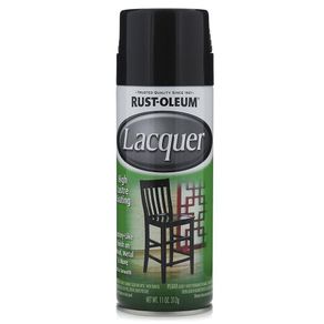 Spray Laca Negro 11Oz - Rust-Oleum