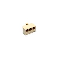 Adaptador De 1 A 3 Líneas Blanco