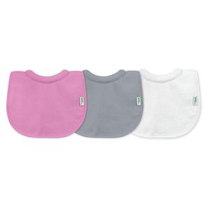Babero Stay Dry Pink 3Pk 0-6M - Iplay