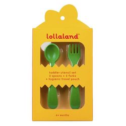 Set De Cubiertos 2 Pack Verde - Lollaland Llc