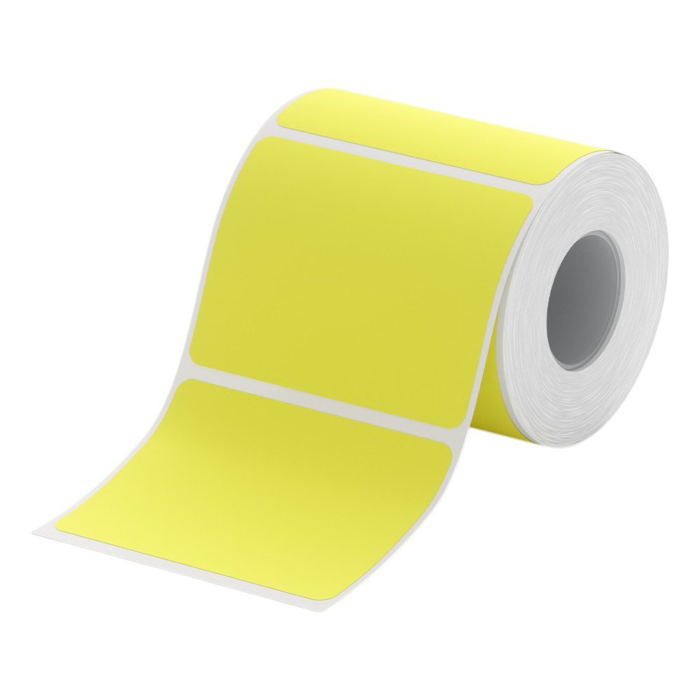Etiqueta Térmica T40 x 30 mm para Identificación Color Amarillo