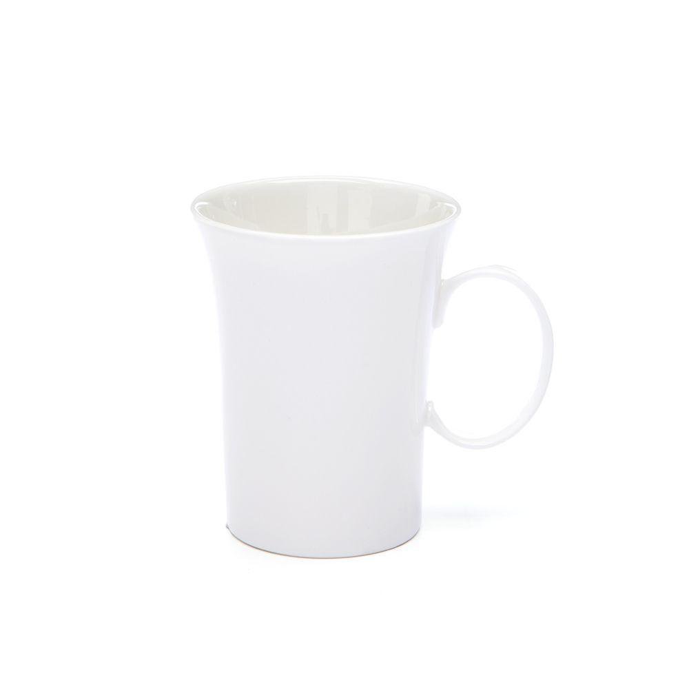 Taza de Porcelana de 12 oz Color Blanco