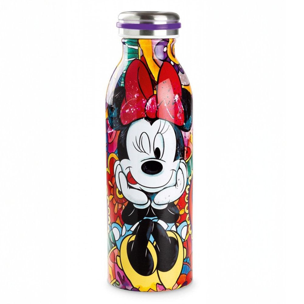 Pachón Infantil de Acero Inoxidable de 16.9 oz Diseño Minnie Multicolor