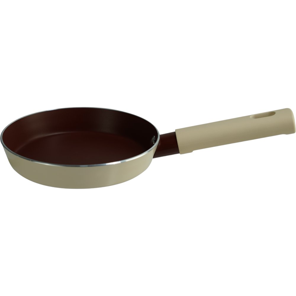 Sartén Antiadherente 14 cm de Aluminio Color Beige