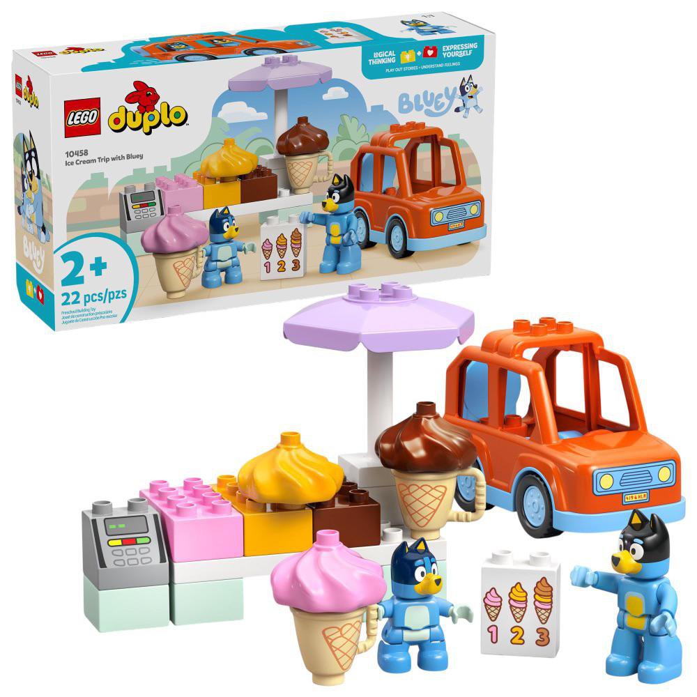LEGO DUPLO Excursión a la Heladería con Bluey #10458 de 22 Piezas