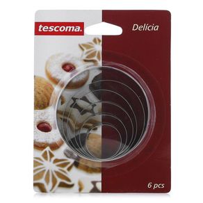 Cortador Galletas Redondos 6 Piezas - Tescoma