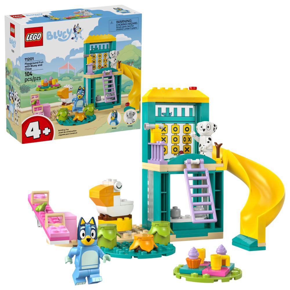 LEGO Bluey Diversión en el Parque de Juegos con Bluey #11201 de 104 Piezas