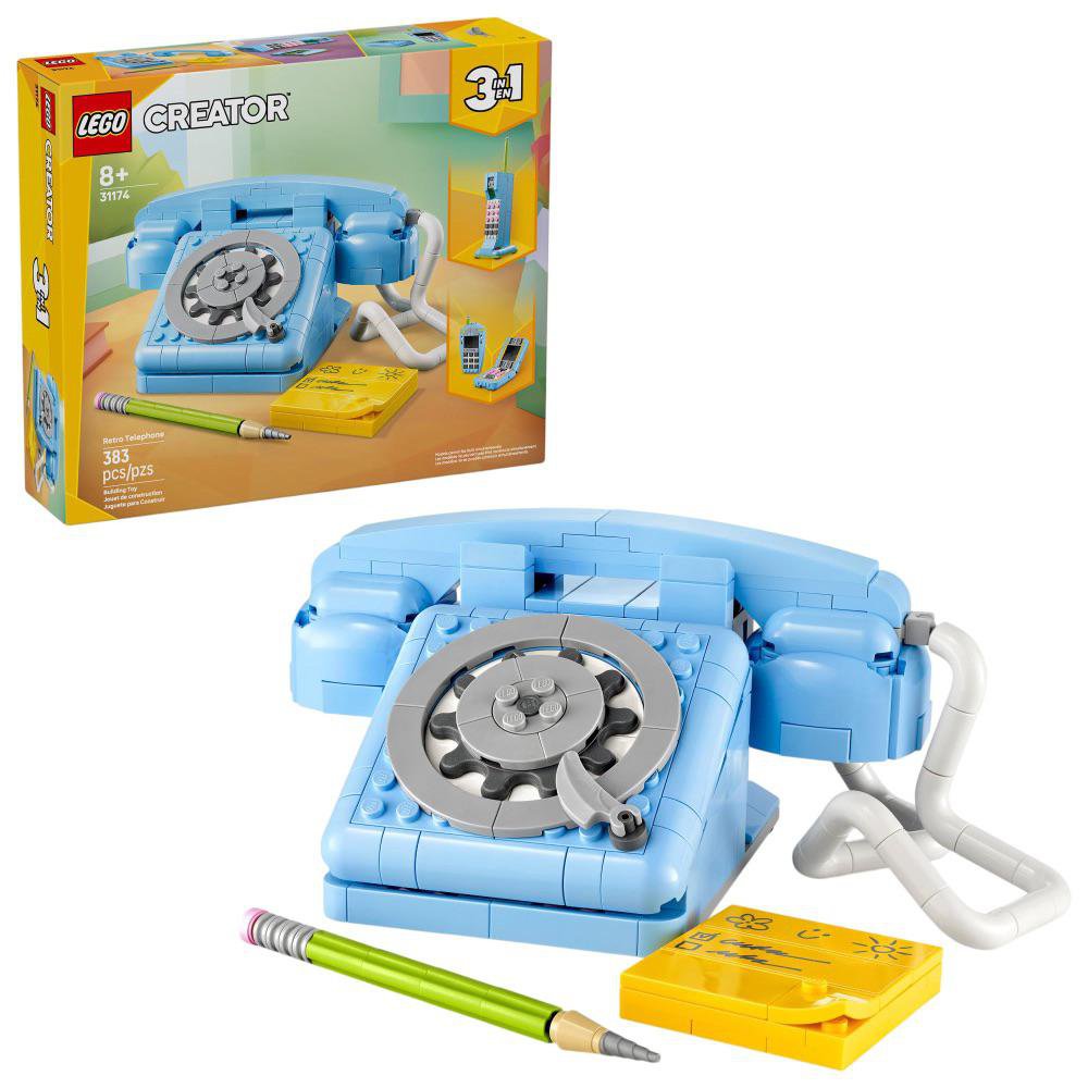 LEGO Creator 3 en 1 Teléfono Retro #31174 de 383 Piezas