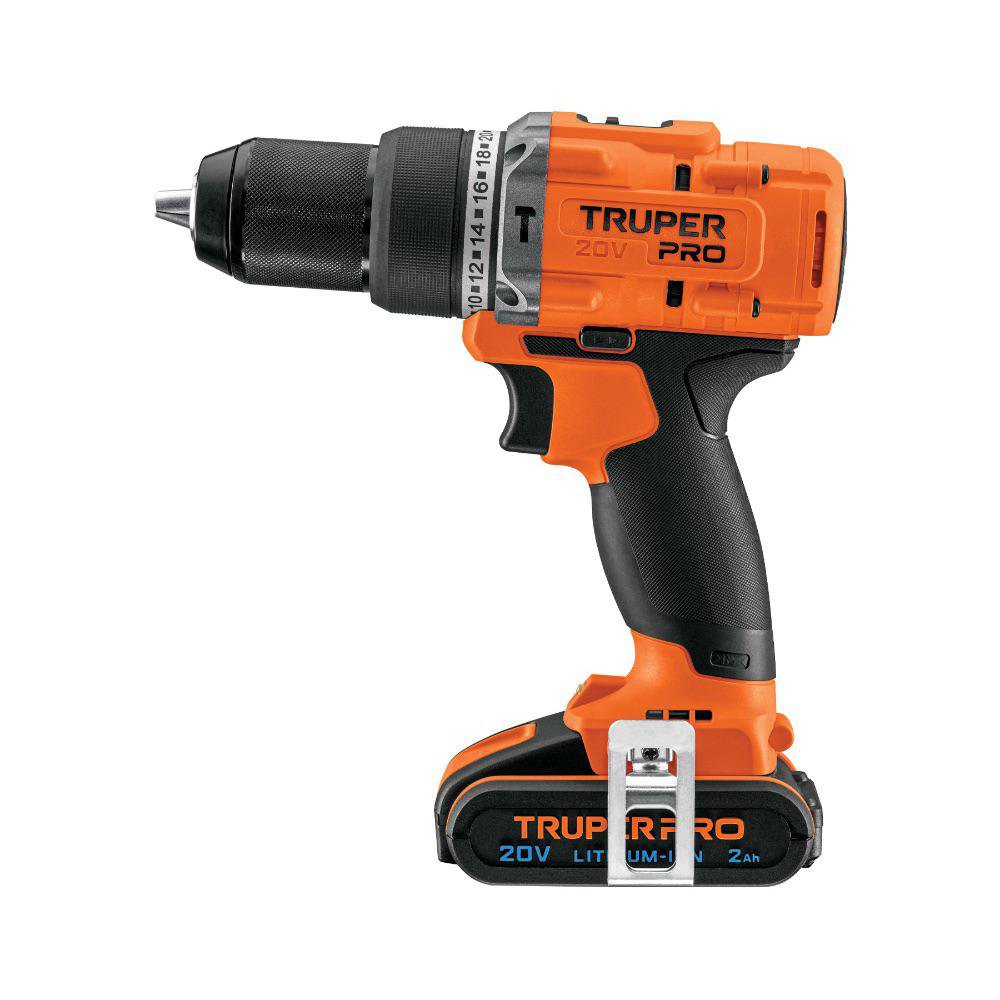 Taladro Percutor Inalámbrico con Batería de 1/2 Plg y 20 V