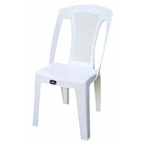 Silla Napoli Para Exterior Blanco - Megaplast Varios Colores