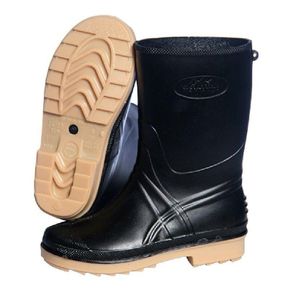 Bota Para Niños Negra Jardinera - Varias Tallas