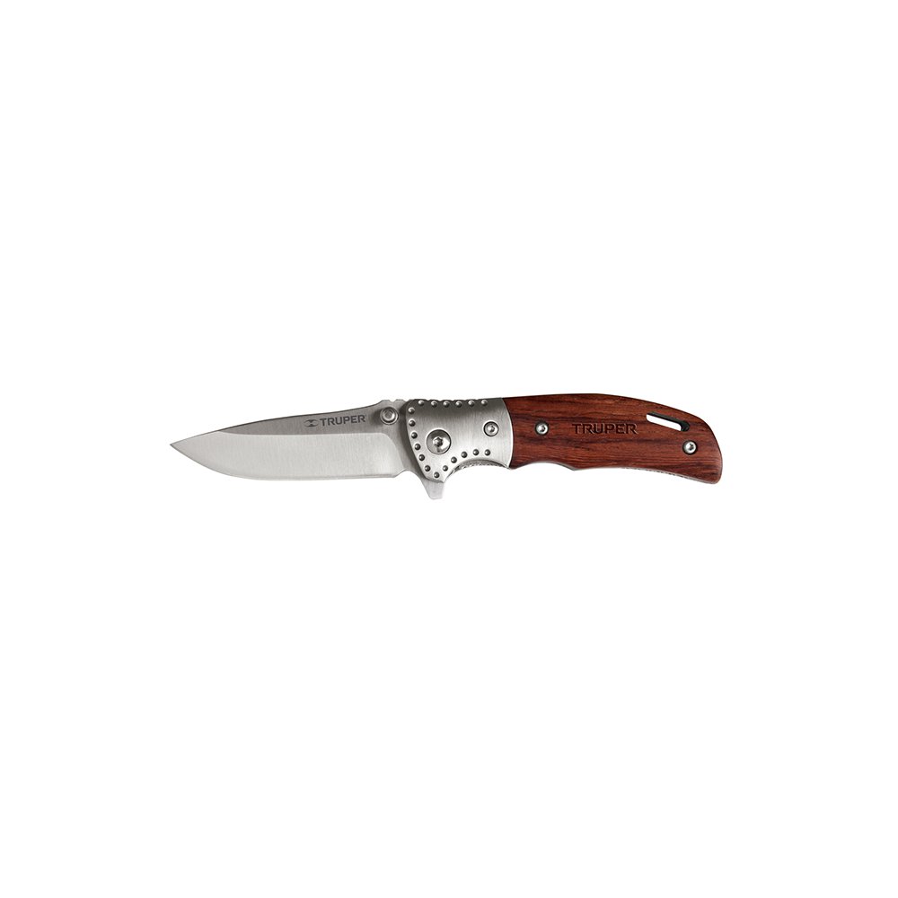Navaja Abatible 3-1/2 Plg Mango de Madera