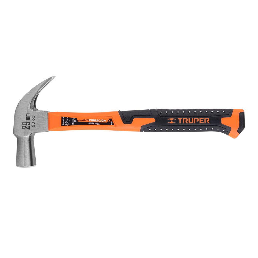 Martillo de Cabeza Cónica y Uña Curva 20 oz Martillo de Cabeza Cónica y Uña Curva 29 Mm