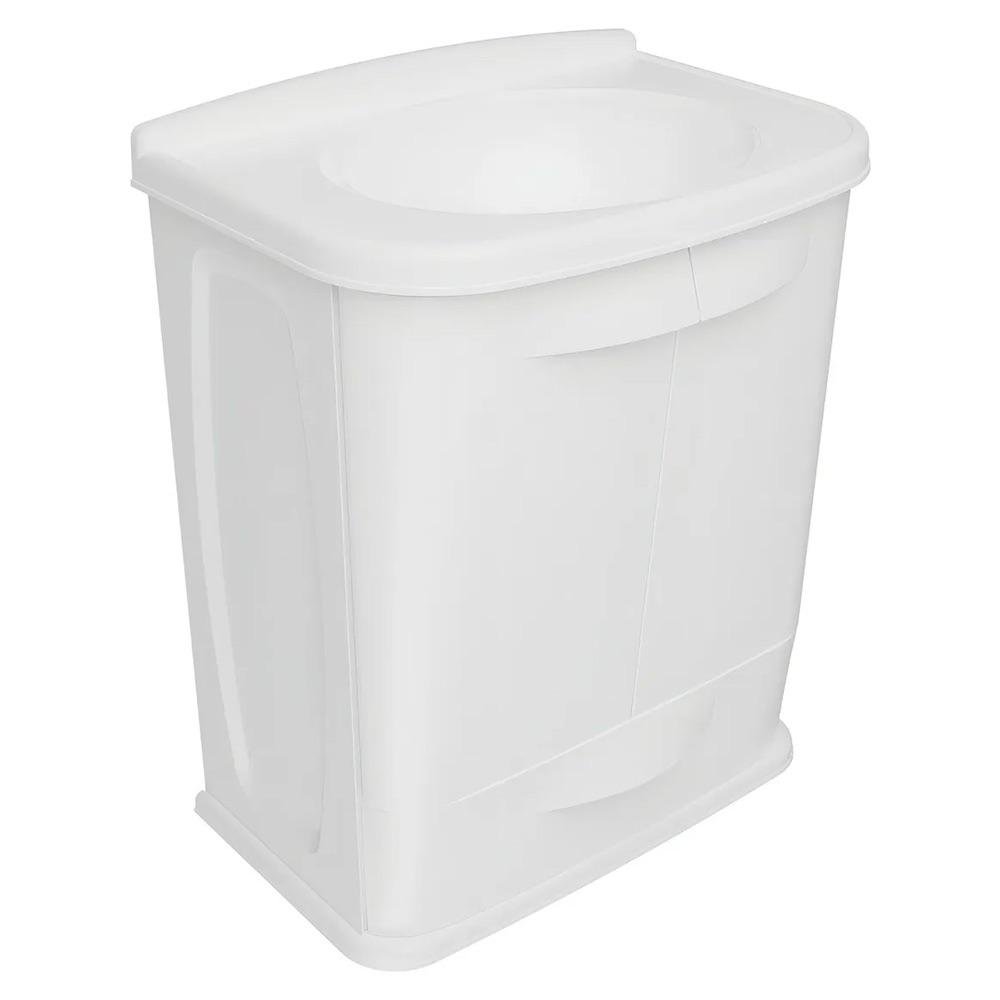 Mueble de Baño con Lavamanos Plástico de 45x32 cm Mueble de Baño Plástico con Lavamanos Co…