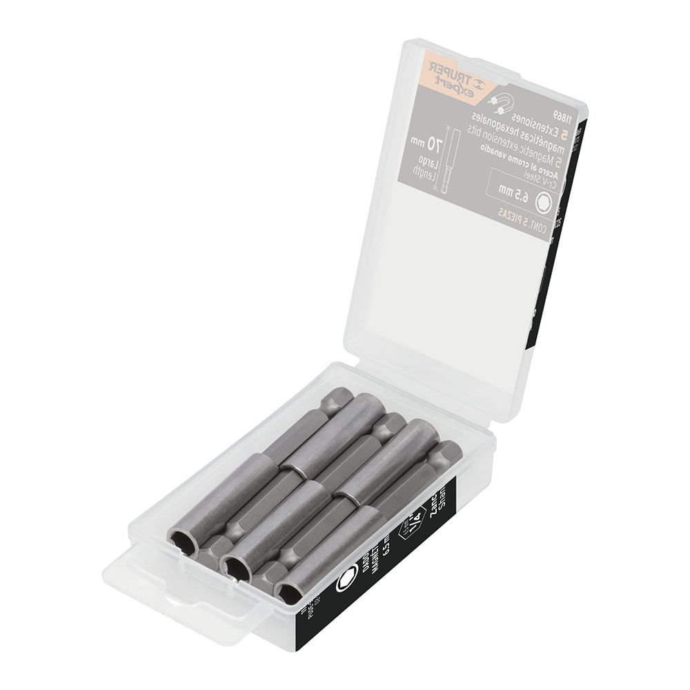 Estuche con 5 Extensiones Magnéticas de 70 mm