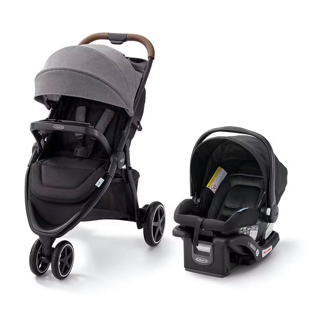 Travel System Outpace LX con Portabebés SnugRide Lite Color Negro y Gris