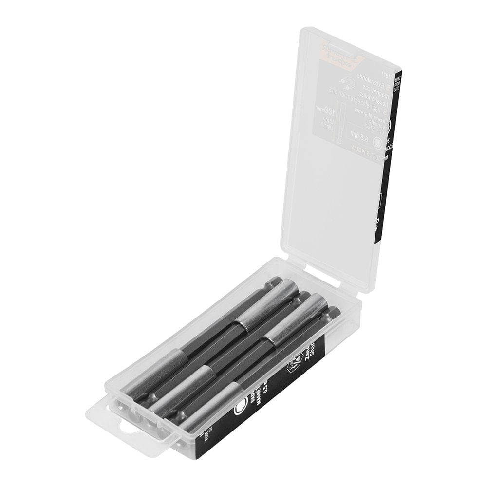 Estuche con 5 Extensiones Magnéticas de 100 mm