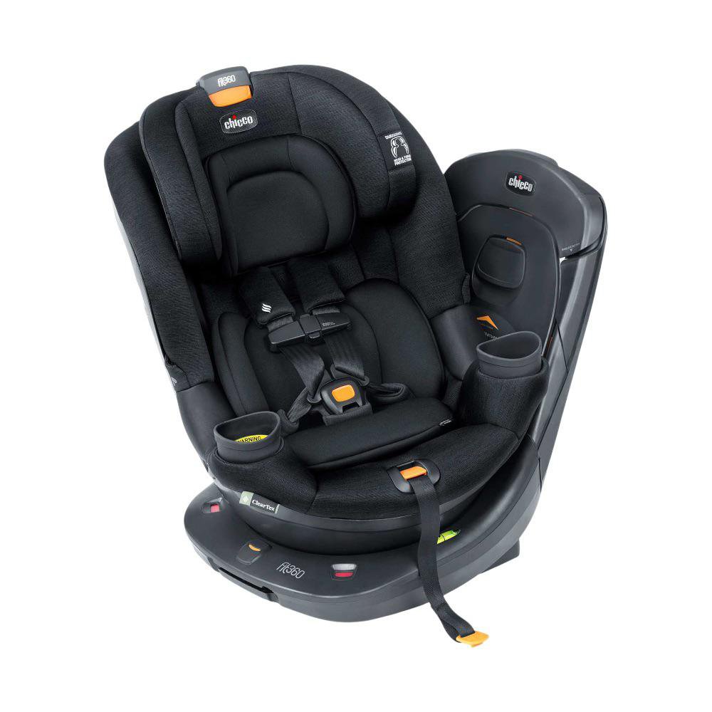 Silla para Carro Fit360 ClearTex Giratoria Color Negro Silla de Auto Fit360 Color Negro