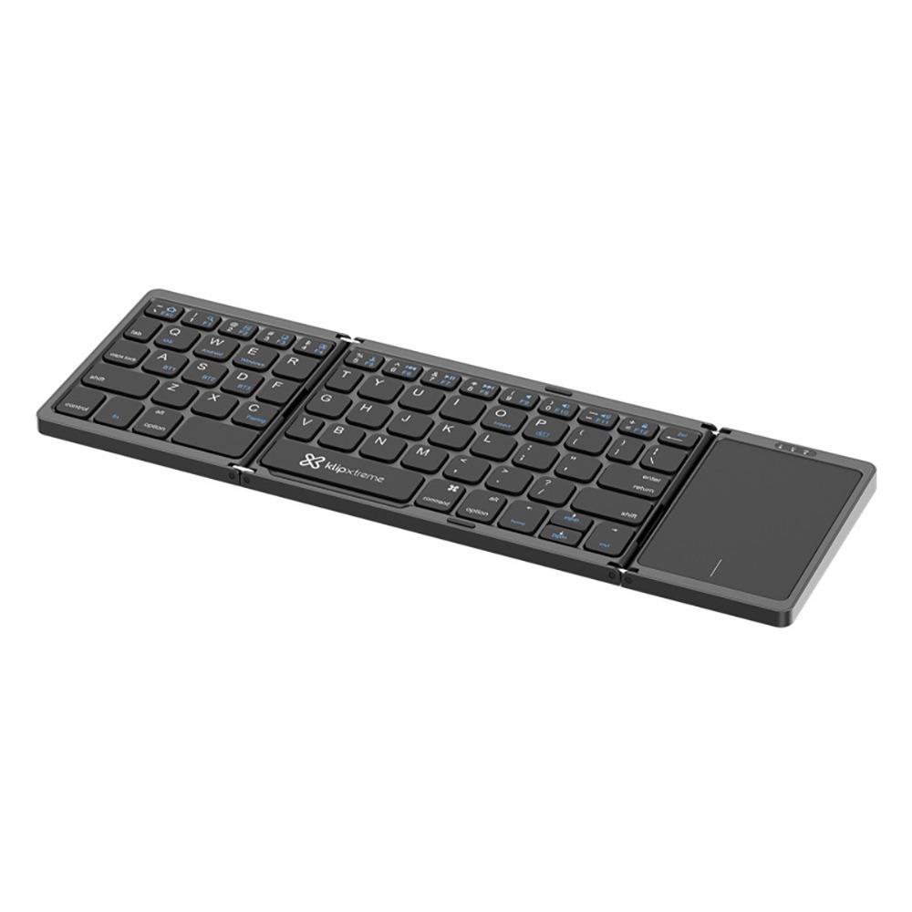 Teclado Inalámbrico Plegable Flexplit Con Touchpad Color Negro
