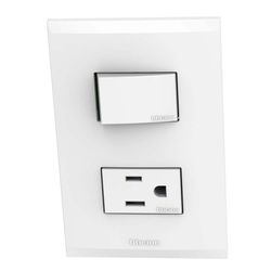 Interruptor + Toma Blanco - Bticino
