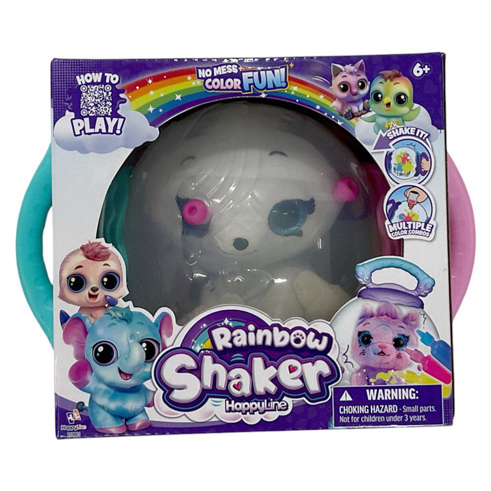 Peluche Rainbow Shaker para Colorear con 3 Colores 6+ Años Peluche Interactivo Rainbow Sha…