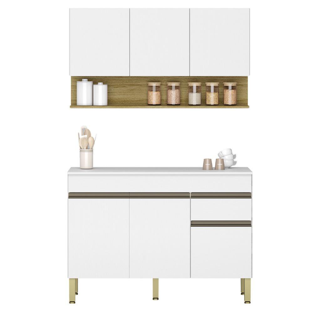 Cocina Line 120 cm Color Blanco