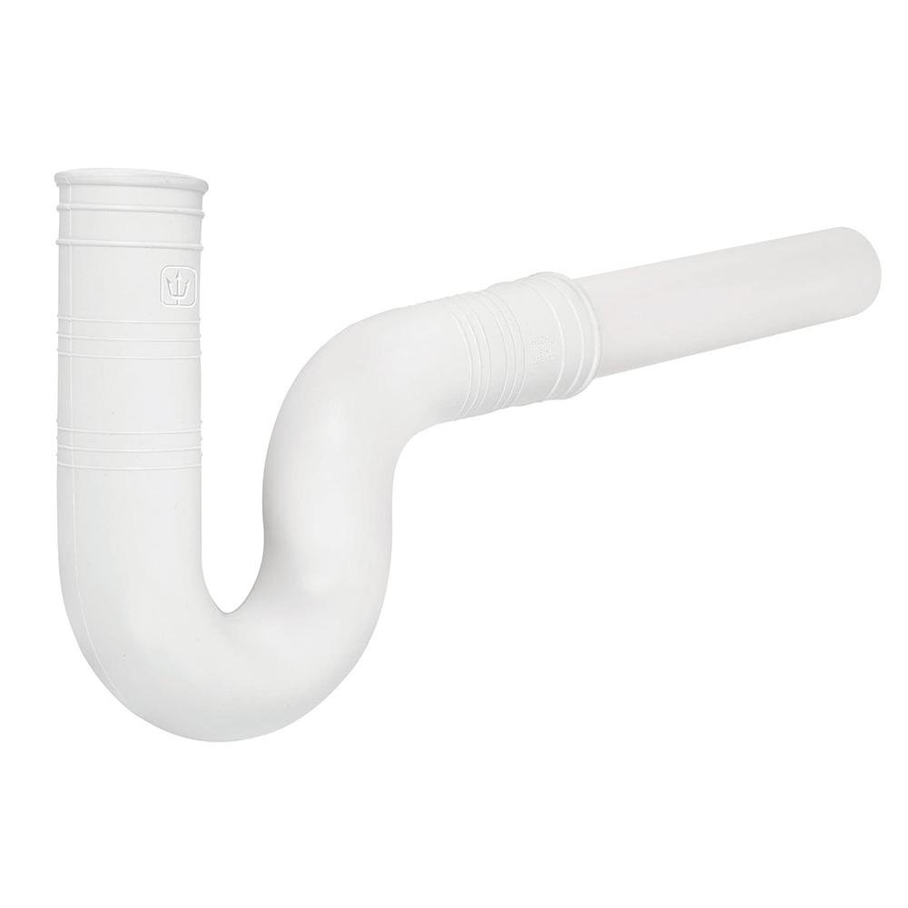 Sifón para Lavaplatos Flexible 1 1/2 Plg de PVC con Extensión