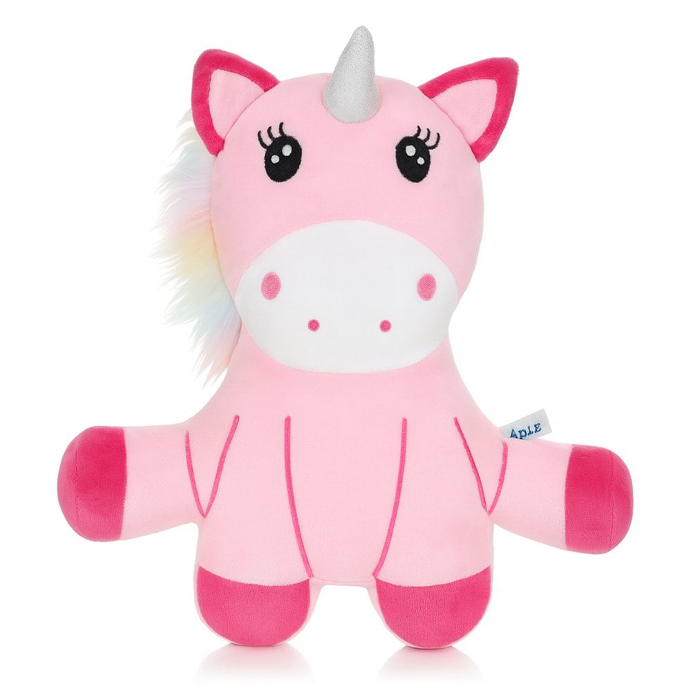 Cojín Diseño Unicornio Color Rosado
