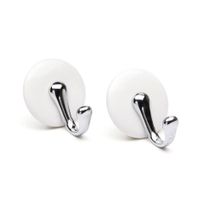 Set De Dos Ganchos Blancos York - Interdesign