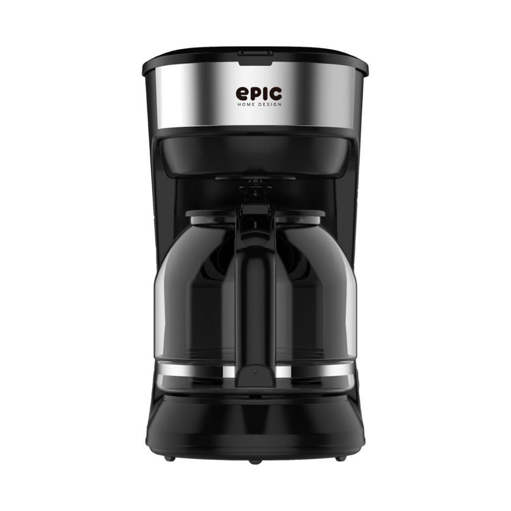 Cafetera con Jarra de Vidrio de 1.25 L para 12 Tazas Color Negro