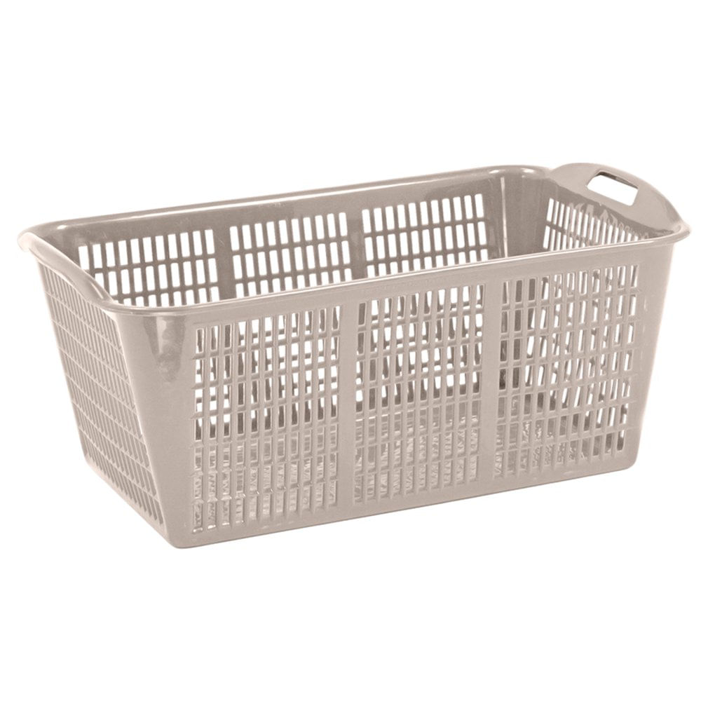 Canasta para Lavandería 33 L de Plástico Color Café