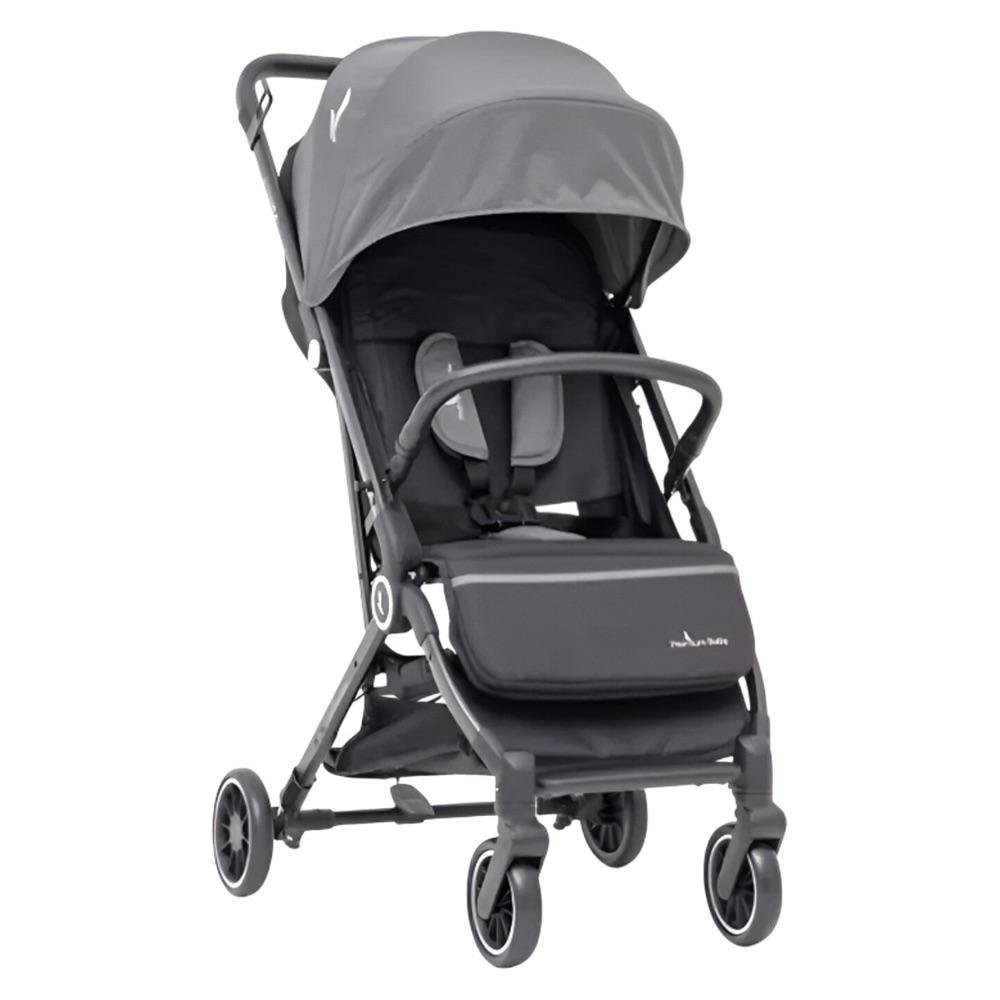 Travel System Lucca 2 en 1 con Portabebé Color Gris y Negro Carriola Tipo Bastón Lucca Gri…