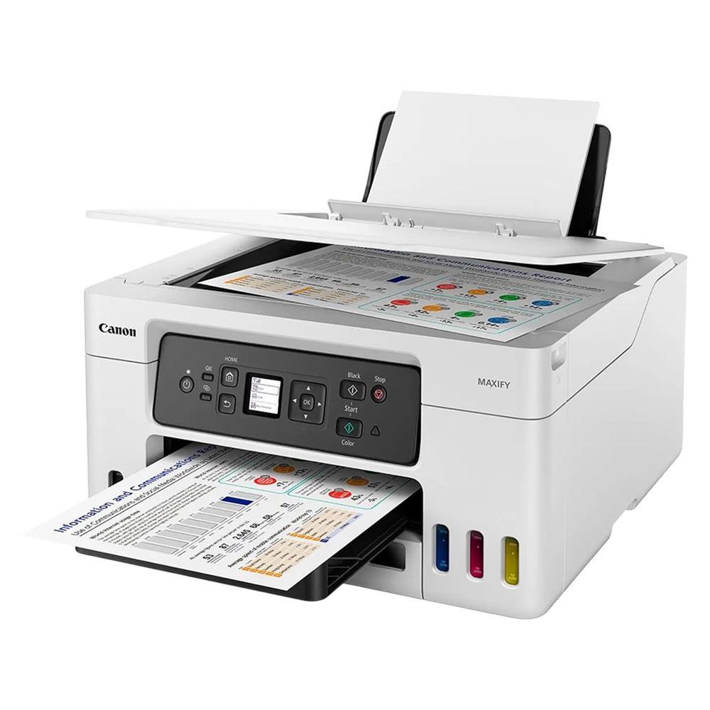 Impresora Multifuncional MAXIFY GX3010 MegaTank Wi-Fi para Oficina en Color Blanco Impreso…