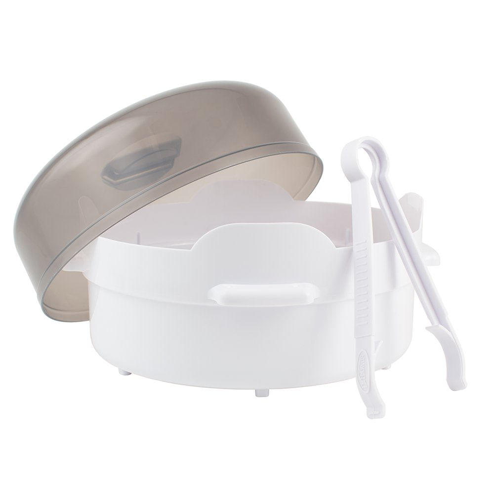 Esterilizador de Pachas a Vapor para Microondas con Capacidad para 4 Unidades y Accesorios…