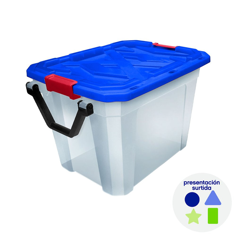 Caja Extra Grande de 88 L - Varios Colores Azul