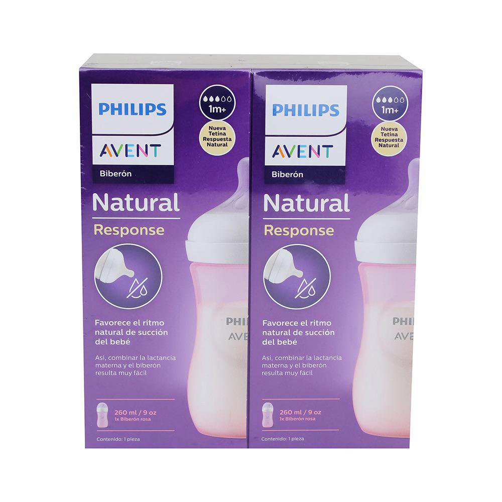 Set de Pachas Philips Natural Response Diseño de Elefantes con Cuello Ancho de 2 Piezas de…